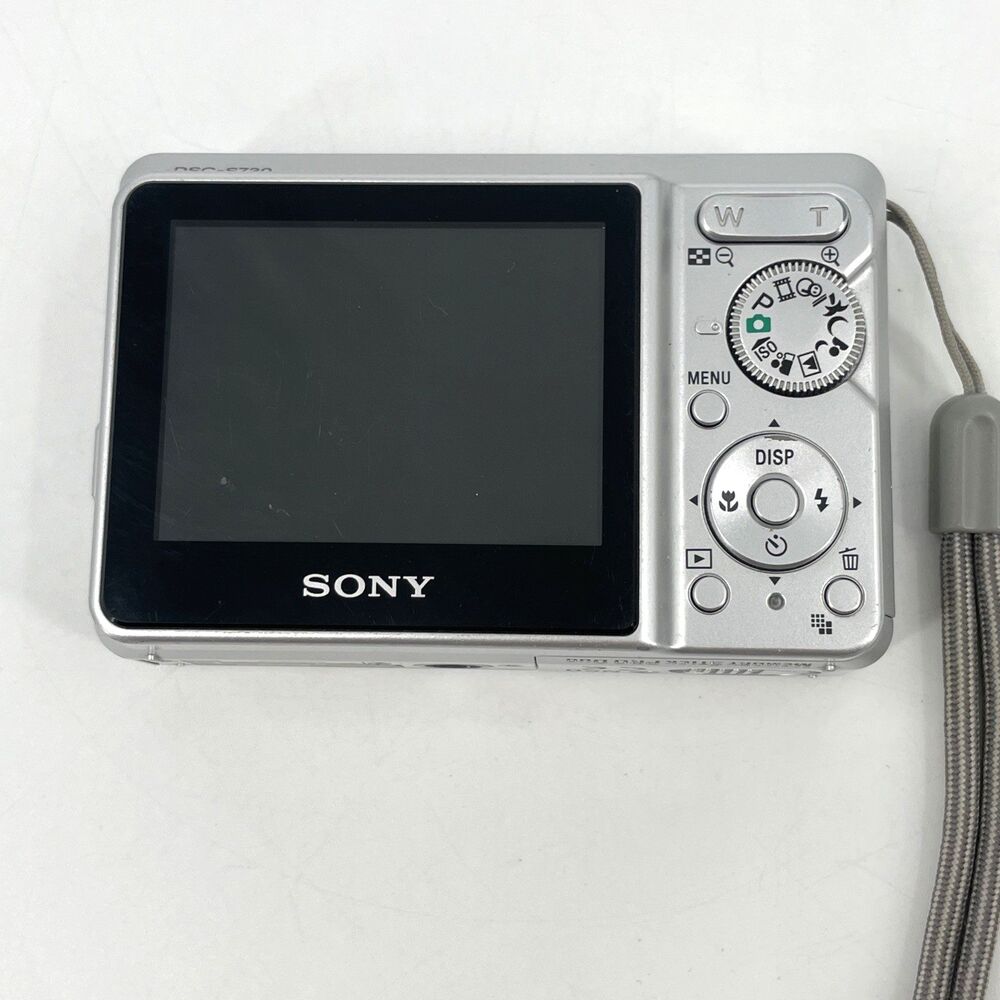 Sony Cyber-shot DSC-S730 Digital Camera 7.2MP Silver Manual Case USB Cable WORKS - Picture 3 of 12